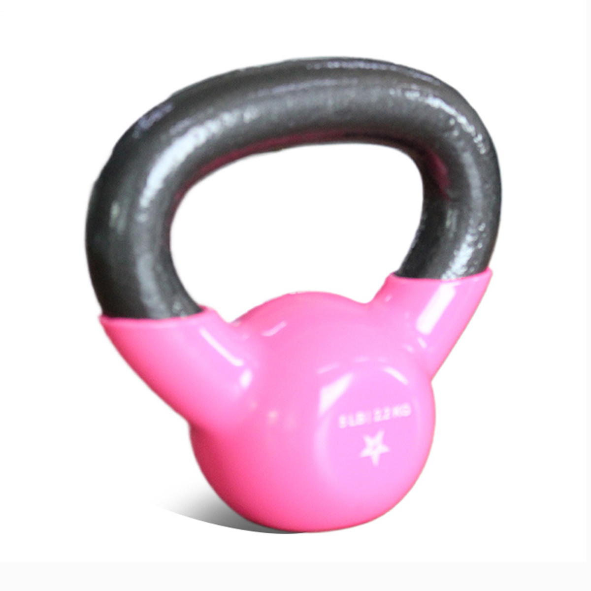 Kettlebell z żeliwa winylowego