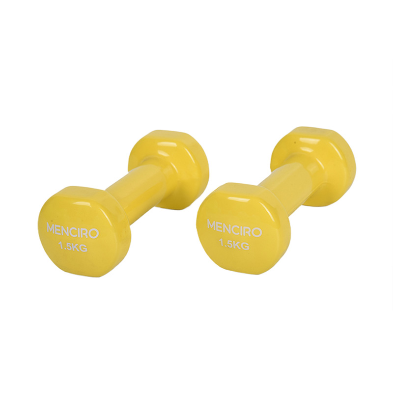Standardowy hantle winylowe o wadze 1,5 kg